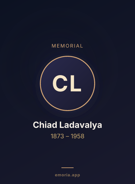 Memorial portrait of Chiad Ladavalya