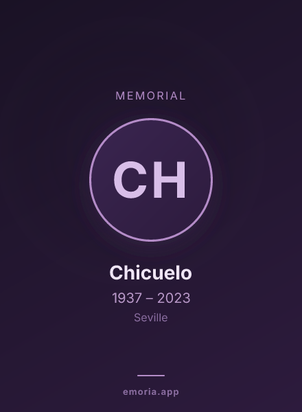Memorial portrait of Chicuelo