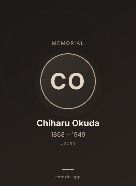 Memorial portrait of Chiharu Okuda