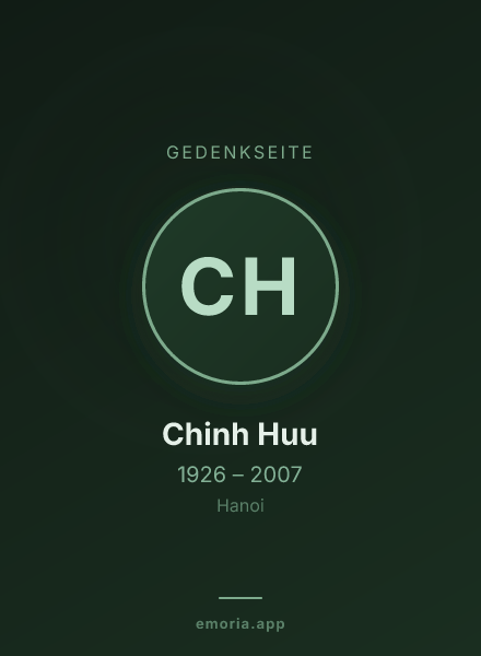 Gedenkportrait von Chinh Huu
