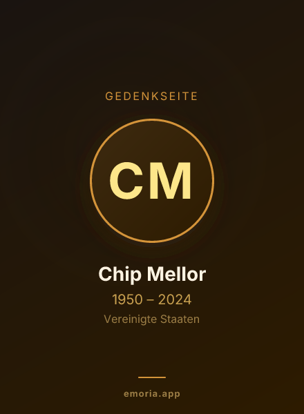 Gedenkportrait von Chip Mellor