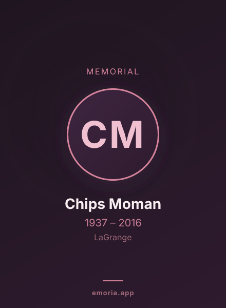 Memorial portrait of Chips Moman