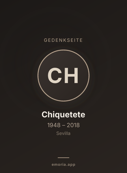 Gedenkportrait von Chiquetete