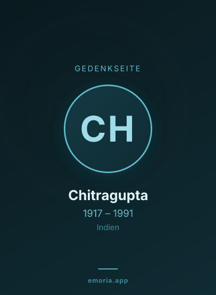Gedenkportrait von Chitragupta