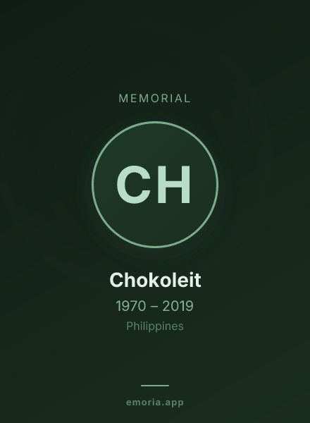 Memorial portrait of Chokoleit