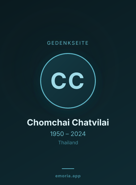 Gedenkportrait von Chomchai Chatvilai