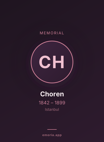 Memorial portrait of Choren