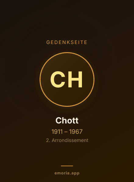 Gedenkportrait von Chott