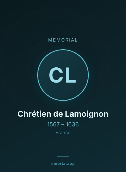 Memorial portrait of Chrétien de Lamoignon