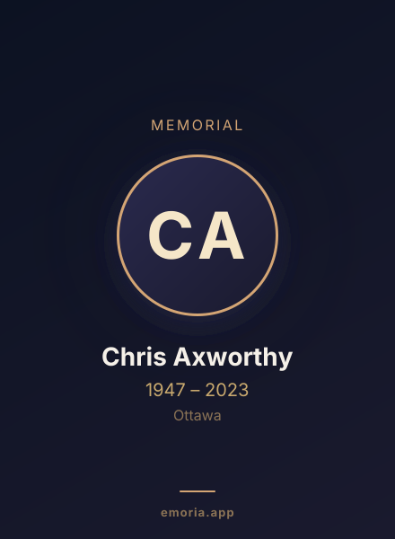 Memorial portrait of Chris Axworthy