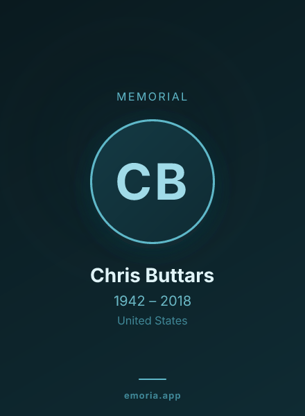 Memorial portrait of Chris Buttars