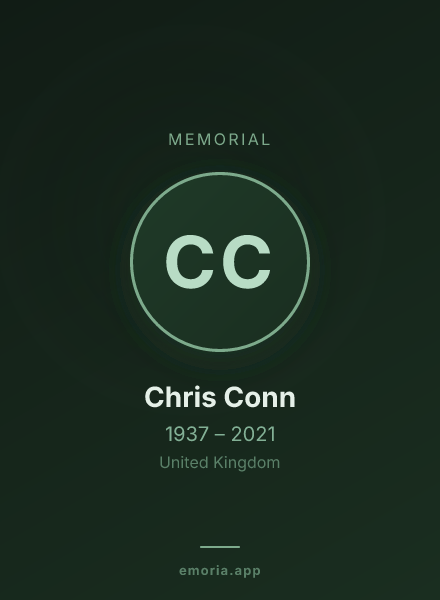 Memorial portrait of Chris Conn