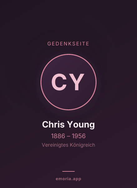 Gedenkportrait von Chris Young
