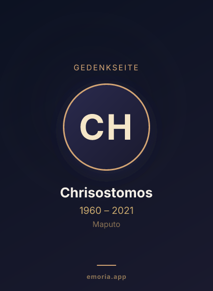 Gedenkportrait von Chrisostomos