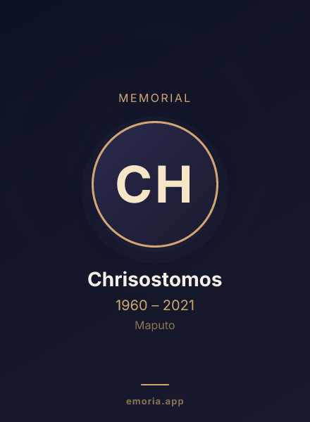Memorial portrait of Chrisostomos
