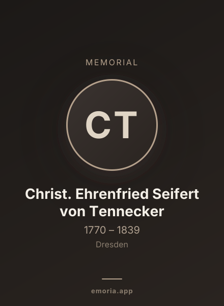 Memorial portrait of Christ. Ehrenfried Seifert von Tennecker