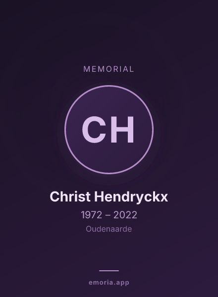 Memorial portrait of Christ Hendryckx