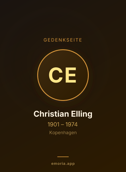 Gedenkportrait von Christian Elling