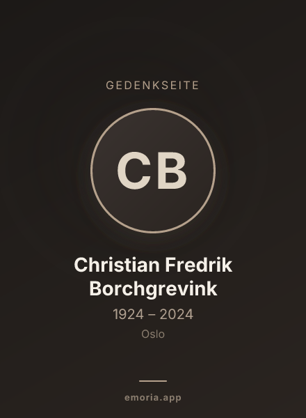 Gedenkportrait von Christian Fredrik Borchgrevink