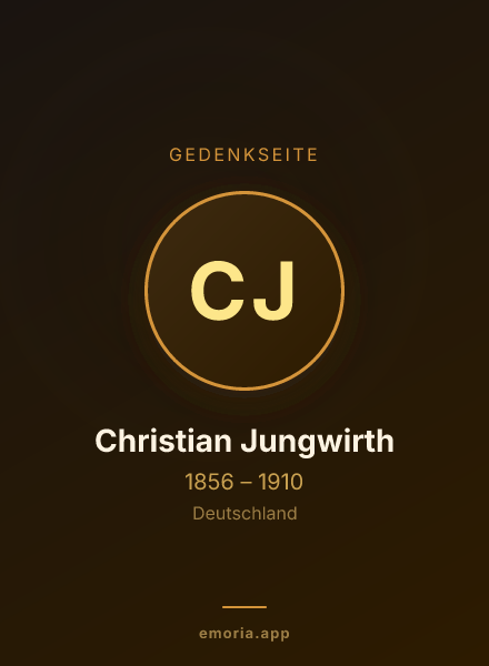 Gedenkportrait von Christian Jungwirth