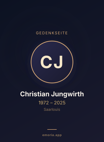Gedenkportrait von Christian Jungwirth