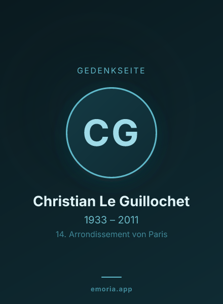 Gedenkportrait von Christian Le Guillochet