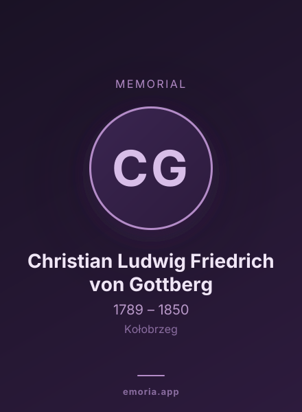 Memorial portrait of Christian Ludwig Friedrich von Gottberg