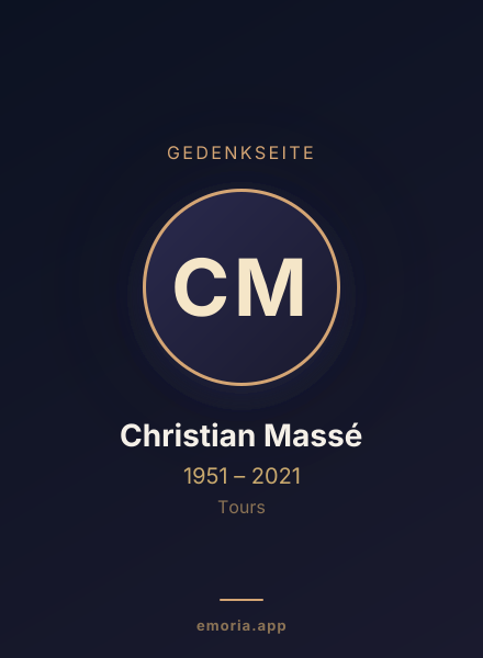 Gedenkportrait von Christian Massé