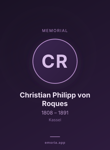 Memorial portrait of Christian Philipp von Roques
