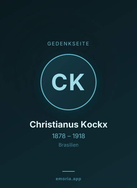 Gedenkportrait von Christianus Kockx