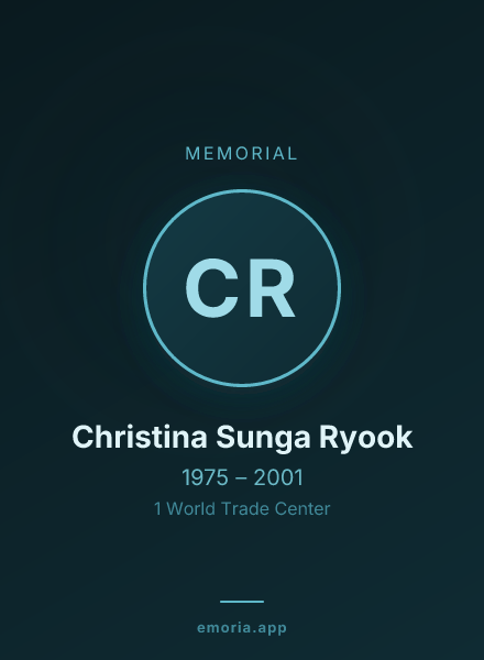 Memorial portrait of Christina Sunga Ryook