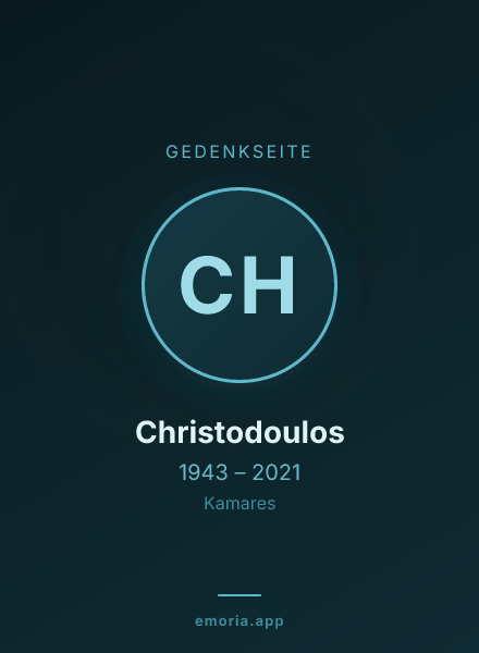 Gedenkportrait von Christodoulos