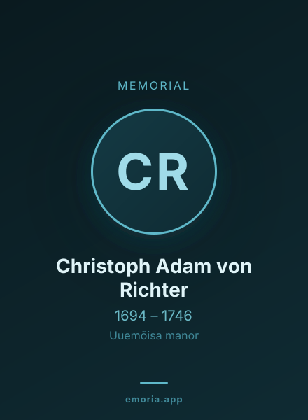 Memorial portrait of Christoph Adam von Richter