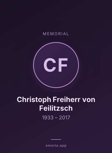 Memorial portrait of Christoph Freiherr von Feilitzsch
