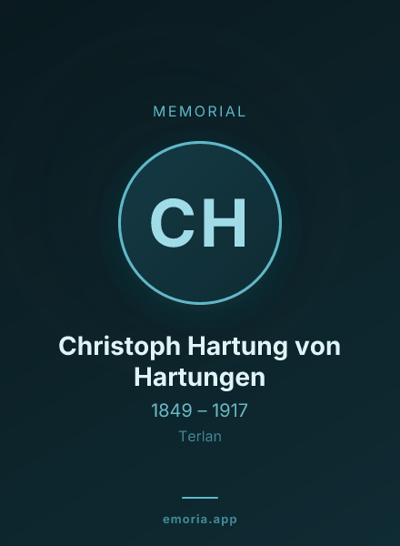 Memorial portrait of Christoph Hartung von Hartungen