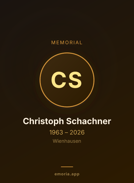 Memorial portrait of Christoph Schachner