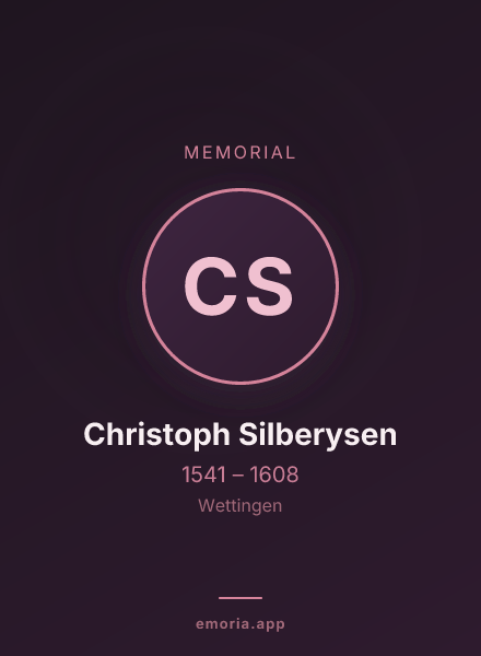 Memorial portrait of Christoph Silberysen