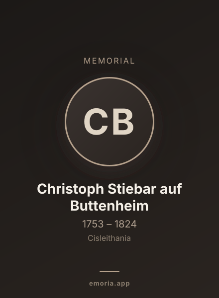 Memorial portrait of Christoph Stiebar auf Buttenheim