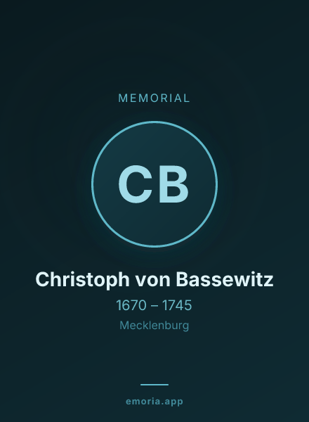 Memorial portrait of Christoph von Bassewitz