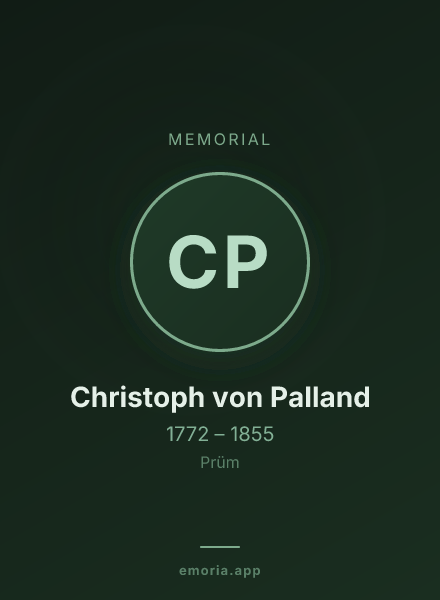Memorial portrait of Christoph von Palland