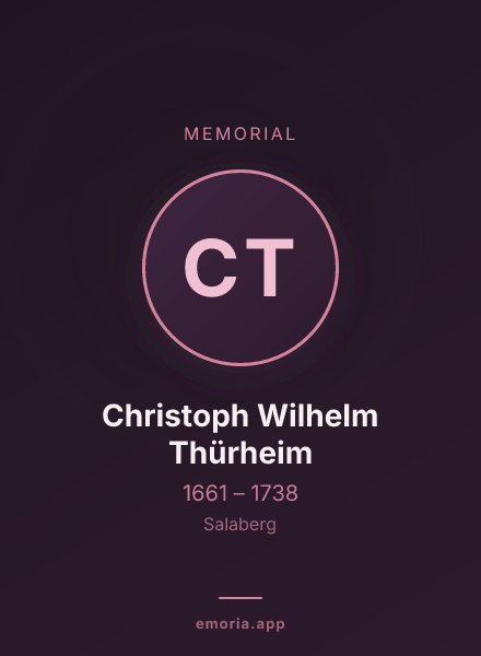 Memorial portrait of Christoph Wilhelm Thürheim