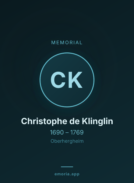 Memorial portrait of Christophe de Klinglin