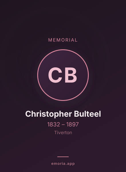Memorial portrait of Christopher Bulteel