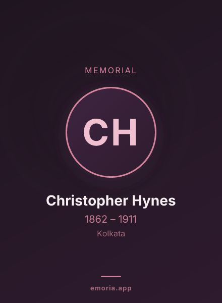 Memorial portrait of Christopher Hynes