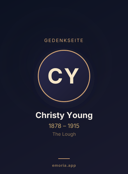 Gedenkportrait von Christy Young