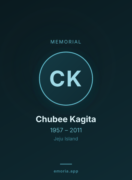 Memorial portrait of Chubee Kagita