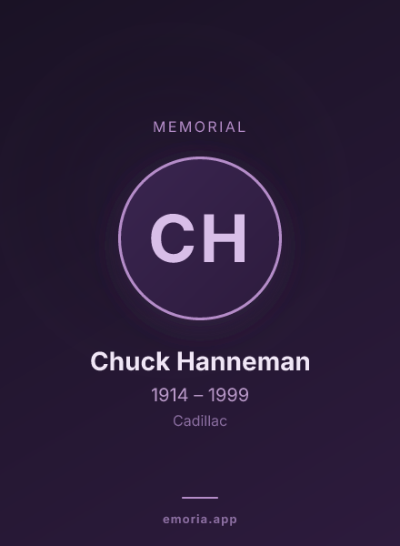 Memorial portrait of Chuck Hanneman