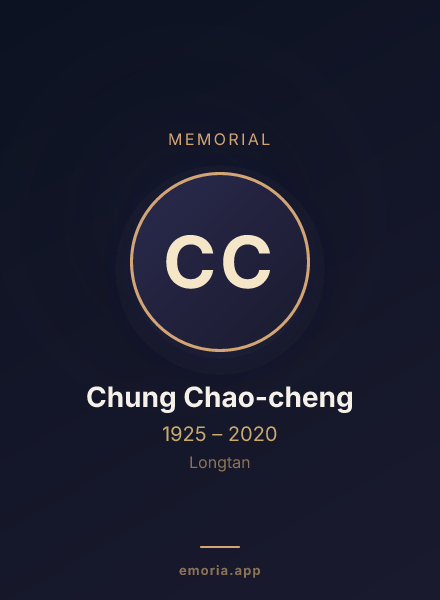 Memorial portrait of Chung Chao-cheng