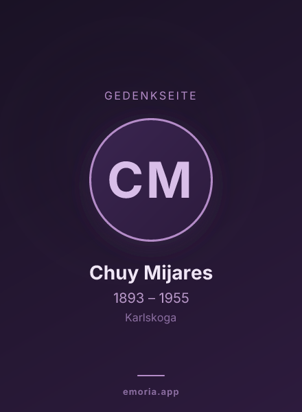 Gedenkportrait von Chuy Mijares