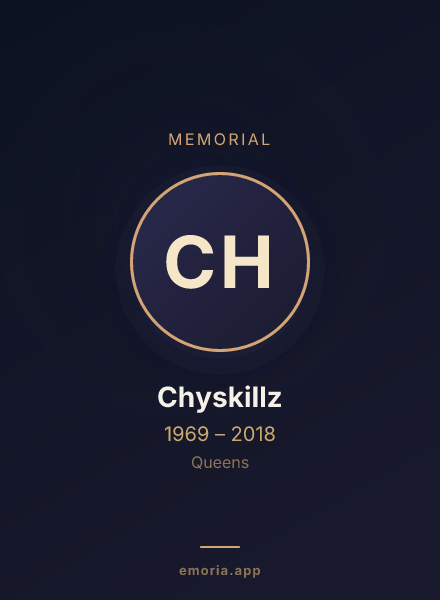 Memorial portrait of Chyskillz